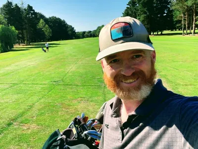 Attempting to play Golf