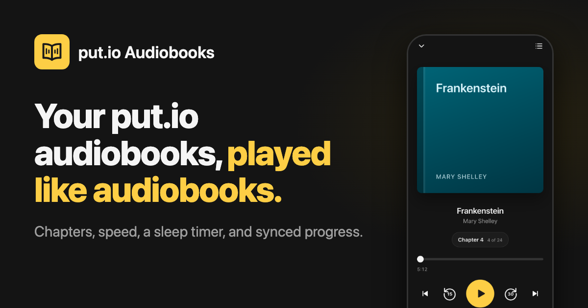 put.io Audiobooks