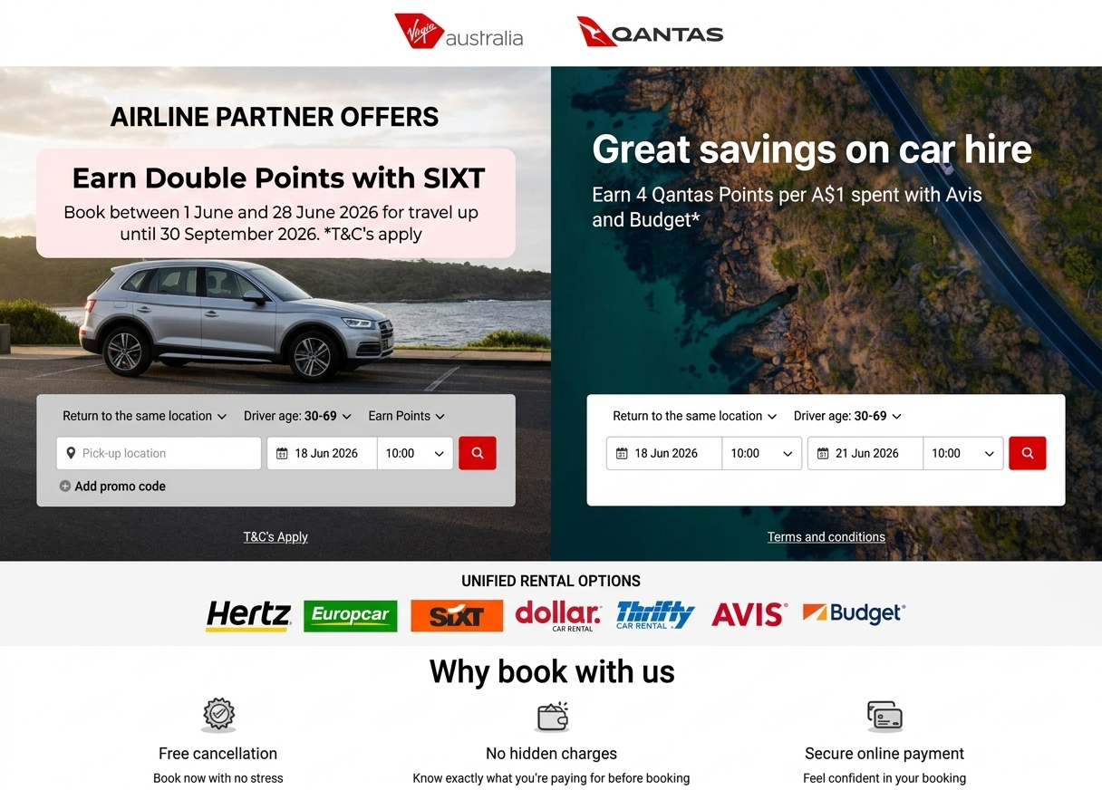 Qantas + Virgin Australia Integrations
